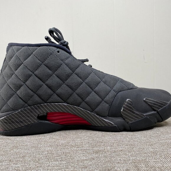 Nike Jordan 14 Retro SE Sneaker Shoe Men's 12 Black Anthracite BQ3685-001 - Picture 11 of 16